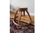 Heywood Wakefield Pouf Stool, Base Only, Original MCM Vintage (SEE DESCRIPTION)