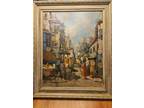 Paul Romier AKA Felix Leheureux (1919-1961) Original Paris Oil On Cnavas