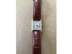 Cartier Tank Louis - 18K Gold - Manual Wind - Aftermarket Strap & Buckle