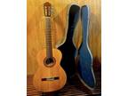 VINTAGE 1968 KISO SUZUKI VIOLIN CO. 19 FRET CLASSICAL GUITAR & case SCARCE