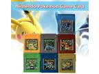 For Nintendo GBA GBC Game Card All 7 Colours GAMEBOY COLOR Pokemon Game Series