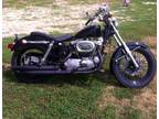 HARLEY XL 1,000CC custom 1974 both kick and elect start. long & low