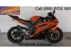 2009 used Yamaha R6 crotch rocket for sale in pearl orange - u1420