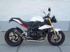 2013 Triumph Speed Triple R ABS - Crystal White