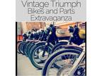 Vintage Triumph Motorcycles & Parts Galore Collection