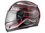 THH TS 39 Full Face Helmet DOT Blue, Black, Silver