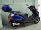 2012 Jonway scooter, 150cc,Blue, 1090 miles.