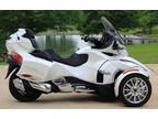 14 Can Am Spyder RT Limited SE6 Pearl White Zumo