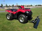 4x4 ATV's with snow plows !!!