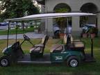 $3,600 EZ GO Electric 6-Person Shuttle Golf Cart w/Roof