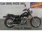 2009 Honda Rebel motorcycle for sale - with only 156 miles - u1457