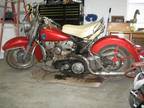 1958 Harley-Davidson FLH Panhead Atomic Red