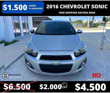 2016 Chevrolet Sonic for sale is a Silver 2016 Chevrolet Sonic Car for Sale in Miami FL