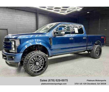 2017 Ford F250 Super Duty Crew Cab for sale is a Blue 2017 Ford F-250 Super Duty Car for Sale in Cleveland GA