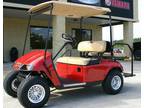 EZ-GO Red 36 Volt Electric Golf Cart