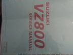 Factory shop manual for Suzuki VZ800