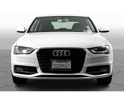 2015UsedAudiUsedA4Used4dr Sdn CVT FrontTrak 2.0T is a White 2015 Audi A4 Car for Sale in Newport Beach CA