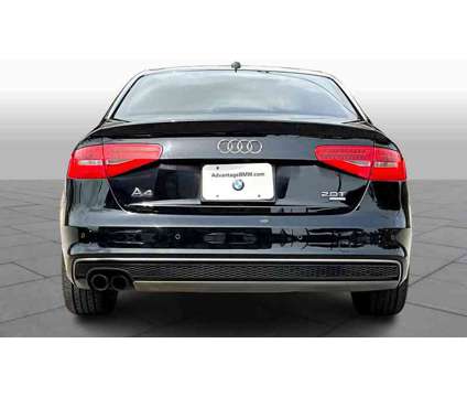 2014UsedAudiUsedA4Used4dr Sdn Auto quattro 2.0T is a Black 2014 Audi A4 Car for Sale in Houston TX