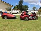 2008 Goldwing Trike and Trailer, Red