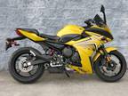 2009 Yamaha FZ6R Cadmium Yellow