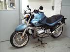 2002 BMW R1150R, metallic blue-green, excellent condition