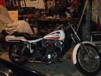 1971 Harley-Davidson FX Superglide Boattail * Shipping Free * White 1200cc