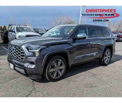 2023 Toyota Sequoia Capstone is a Grey 2023 Toyota Sequoia Car for Sale in Golden CO