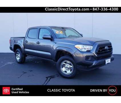 2022 Toyota Tacoma SR5 is a Grey 2022 Toyota Tacoma SR5 Car for Sale in Waukegan IL