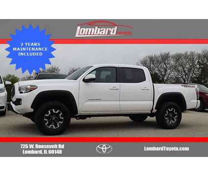 2021 Toyota Tacoma 4WD TRD Off Road Dbl Cab is a White 2021 Toyota Tacoma Car for Sale in Lombard IL