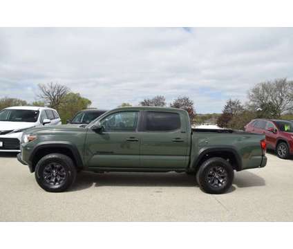 2021 Toyota Tacoma SR5 Double Cab is a Green 2021 Toyota Tacoma SR5 Car for Sale in Lombard IL