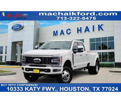 2023 Ford Super Duty F-350 DRW Platinum is a White 2023 Ford Car for Sale in Houston TX