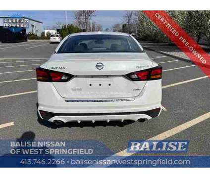 2021 Nissan Altima 2.5 Platinum is a White 2021 Nissan Altima 2.5 Trim Car for Sale in West Springfield MA