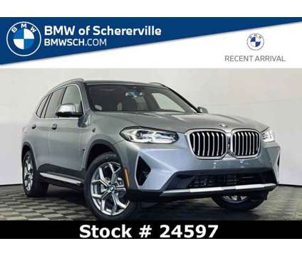 2024 BMW X3 xDrive30i is a Grey 2024 BMW X3 xDrive30i Car for Sale in Schererville IN