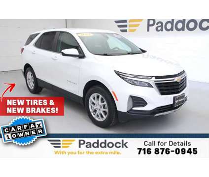 2022 Chevrolet Equinox LT is a White 2022 Chevrolet Equinox LT Car for Sale in Buffalo NY
