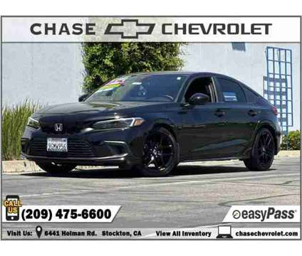 2023 Honda Civic Hatchback Sport is a Black 2023 Honda Civic Hatchback in Stockton CA