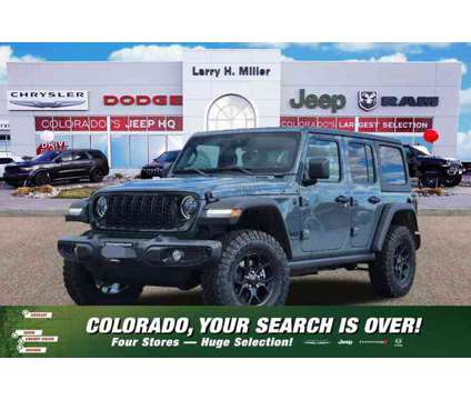 2024 Jeep Wrangler Willys is a 2024 Jeep Wrangler Car for Sale in Denver CO