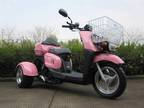 $1,899 50cc Starfire 3 Wheeled Scooter Moped