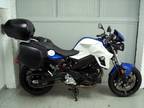 2013 BMW F800R, Blue and white, 5662 miles, pristine