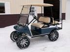 $3,995 Used 2006 Club Car DS Lifted Golf Cart 4 Passenger Custom Cart for sale.
