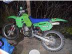 $800 1990 Kawasaki KX250 dirt bike with rebuilt motor