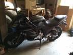 Black 2011 Crotch Rocket Motorcycle 250 cc