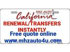 2024 Dmv Registration Services Renewals / Replacement