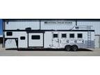 2024 Bison 4 Horse Gooseneck Trailer With 13' Living Quarters 4 horses