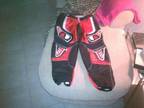 $40 pair moto x pants, one street helmet, one dirt helmet sale or trade (ss)