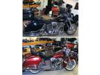2 Harley Davidson Motorcycles 1970 Police Special & 1977 Flh