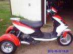 2012 Moped 50cc Trike