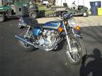 1977 Honda Cb550 Blue Beautiful Vintage Motorcycle