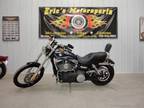 2013 Harley Blue Flame Dyna Wide Glide LOW Mile Motorcycle