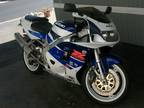 1997 Suzuki GSXR 750 Blue & White, Clean Title, 30,000k Reg 12 / 2015