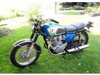 1968 Honda CB450 One owner since 1973 ''Candy Blue